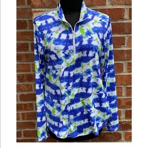 Printed texture knit